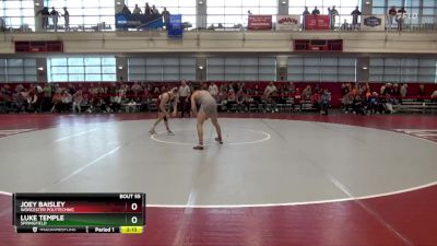 149 lbs Champ. Round 2 - Joey Baisley, Worcester Polytechnic vs Luke Temple, Springfield