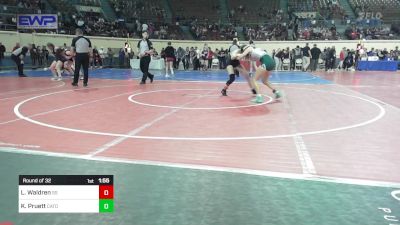 108 lbs Round Of 32 - Lyla Waldren, Sand Springs HS vs Katie Pruett, Catoosa Wrestling