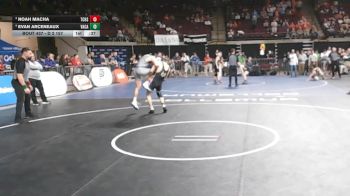 D 2 157 lbs Cons. Semi - Noah Macha, Teurlings Catholic vs Evan Arceneaux, Vandebilt Catholic