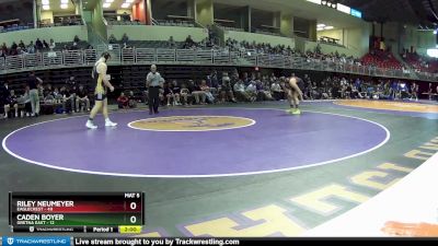 215 lbs Round 1 (6 Team) - Riley Neumeyer, Eaglecrest vs Caden Boyer, Gretna East