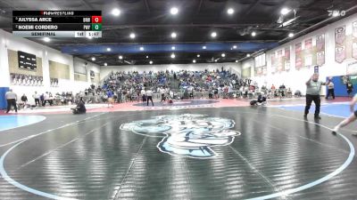 110 Girls Semifinal - Julyssa Arce, Brawley vs Noemi Cordero, Poway