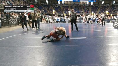 105 lbs Consy 3 - Maximus Grafenstine, Bensalem vs Jacob Keenan, Kiski Area