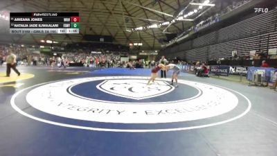 Girls 3A 190 lbs Champ. Round 1 - Arieana Jones, White River (Girls) vs Natalia Jade Iliwaalani, Federal Way (Girls)