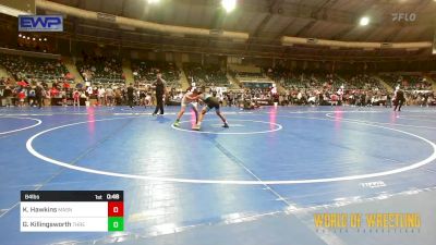 84 lbs Consolation - King Hawkins, Mat Assassins vs Gunner Killingsworth, Threestyle Wrestling Of Oklahoma