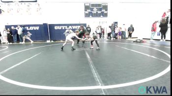 52 lbs Quarterfinal - Jackson Fernandez, Cotton County Wrestling Club vs Chandler Collins, Marlow Outlaws