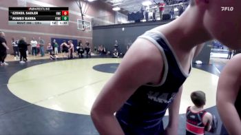 112 lbs Round 2 - Ezekeil Sadler, Hawk Wrestling Club vs Romeo Barba, Fighting Squirrels Wrestling Club