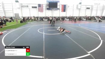 65 lbs Quarterfinal - Julian Lawrence, Red Wave Wrestling vs Kommon Cunanan, Inland Elite Wrestling Club