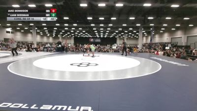 120 lbs Cons. Rd Of 16 - Liam Bissman, Hononegah Wrestling Club vs Jake Dennison, Hawkeye Wrestling Academy