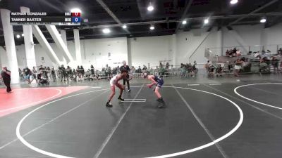 95 lbs Semifinal - Nathan Gonzales, Unattached vs Tanner Baxter, McKinleyville