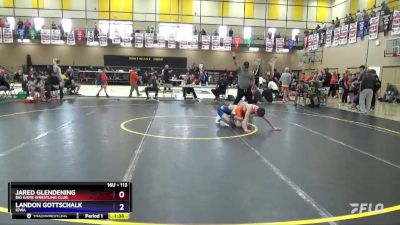 113 lbs Quarterfinal - Jared Glendening, Big Game Wrestling Club vs Landon Gottschalk, Iowa