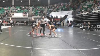 1-5A 138 1st Place Match - Ariel Sargent, Weaver vs Savannah Fischer, Alexandria HS
