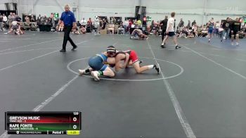 120 lbs Round 7 (8 Team) - Greyson Music, TNWC Red vs Rafe Fonte, NJ Rams Wrestling