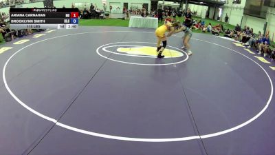 115 lbs Ariana Carnahan, Maryland vs Brooklynn Smith, South Dakota Gold