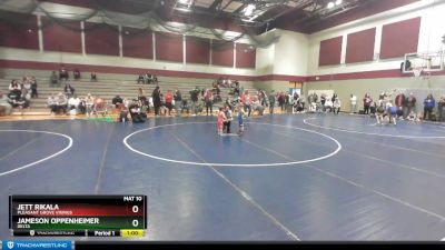 37 lbs Semifinal - Jett Rikala, Pleasant Grove Vikings vs Jameson Oppenheimer, Delta