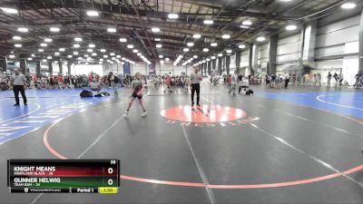 88 lbs Rd# 10- 4:00pm Saturday Final Pool - Knight Means, Maryland BLACK vs Gunner Helwig, Team BAM