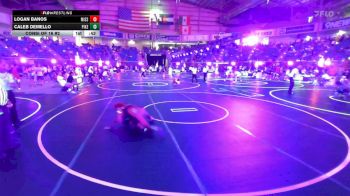 138 lbs Consi Of 16 #2 - Logan Banos, Mission Wrestling vs Caleb Demello, Pikes Peak Warriors