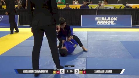 Zane Caleb Linares vs Alexander C Dawavendewa 2025 Pan Kids Jiu-Jitsu IBJJF Championship
