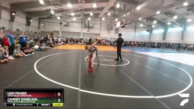 80 lbs Champ. Round 2 - Camden Danielson, Texas Elite Wrestling Club vs Liam Fraser, Texas Select Wrestling