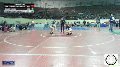 108 lbs Consolation - Emalyn Johnston-Stewart, MacArthur Wrestling vs Silver Belvin, Shawnee Wrestling