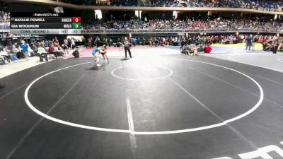 5A 114 lbs Cons. Round 3 - Natalie Powell, Burleson Centennial vs Gia Woodrum, Midlothian