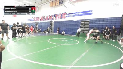 125 lbs Round 3 - Vilma Torres, Silverback Wrestling Club vs Saniya Sohal, Los Alamitos High School