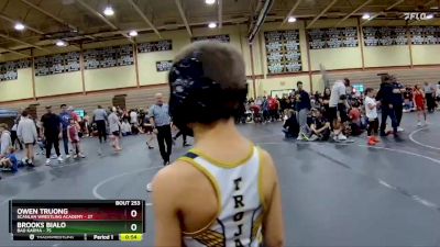 64 lbs 1st Place Match - Owen Truong, Scanlan Wrestling Academy vs Brooks Bialo, Bad Karma