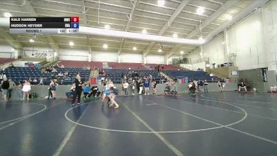 84-92 lbs Round 1 - Kale Hansen, Morgan Wrestling Club vs Hudson Heyder, Sanderson Wrestling Academy