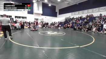 145 lbs 1st Place Match - Delarie Juarez, Northview vs Lauren Pena, Hillcrest