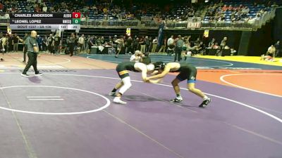 5A 126 lbs Cons. Round 2 - Charles Anderson, Aledo vs Leonel Lopez, North Mesquite