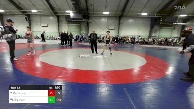 105 lbs Rr Rnd 1 - Tatum Dunn, East Forsyth Jr Bronco Wrestling Club vs Wesley Ely, West Forsyth Wrestling Club