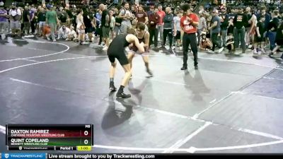 126 lbs Champ. Round 1 - Quint Copeland, Bennett Wrestling Club vs Daxton Ramirez, Cheyenne Mountain Wrestling Club