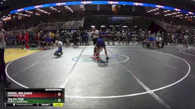 3A 120 lbs Quarterfinal - Angel Delgado, Southwest Miami vs Talyn Fisk, Osceola (Kissimmee)