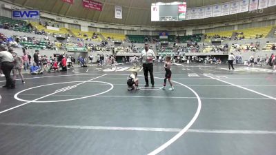 60 lbs Rr Rnd 2 - Persephone Reyes, Dover Youth Wrestling Club vs Rowan McClure, Bentonville Wrestling Club