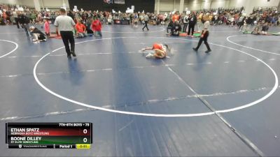 75 lbs Champ. Round 3 - Boone Dilley, RT Elite Wrestling vs Ethan Spatz, Nebraska Boyz Wrestling