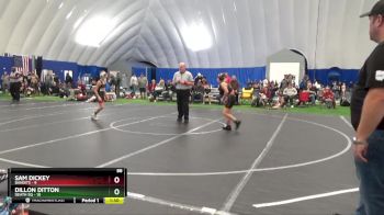 88 lbs Round 4 (10 Team) - Dillon Ditton, Death Sq vs Sam Dickey, Bandits