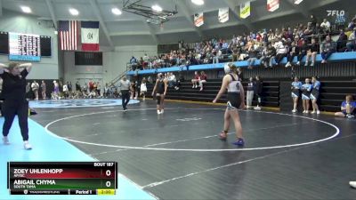 155 lbs Cons. Semi - Zoey Uhlenhopp, AP/GC vs Abigail Chyma, South Tama