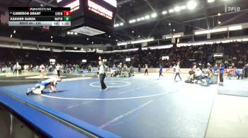 120 lbs Champ. Round 1 - Xzavier Garza, Wapato vs Cameron Grant, Everett