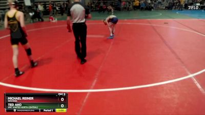 97 lbs Cons. Round 2 - Ted Aho, UNC (United North Central) vs Michael Reiner, Waconia