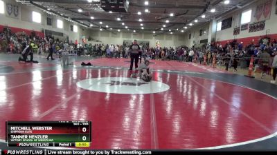 100 lbs Cons. Round 3 - Mitchell Webster, Chippewa Elite vs Tanner Henzler, Victory School Of Wrestling