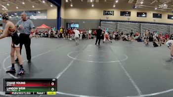 96 lbs Round 3 (4 Team) - Chase Young, BTWC vs Landon Weir, Full Circle