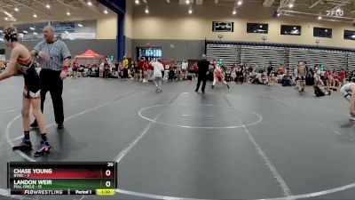 96 lbs Round 3 (4 Team) - Chase Young, BTWC vs Landon Weir, Full Circle