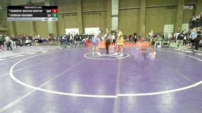 285 lbs Cons. Round 4 - Jordan Kramer, Basehor-Linwood vs Roberto Macias-sidzyik, Creighton Prep