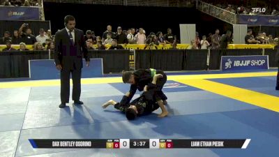 LIAM ETHAN PIESIK vs Dax Bentley Osorino 2026 Pan Kids Jiu-Jitsu IBJJF Championship