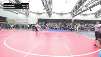 80-I lbs Quarterfinal - Cody Heberlig, Marlton vs Brixton Fortin, Revolution Wrestling Club
