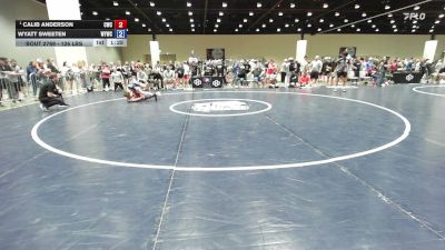 126 lbs Semis - Calib Anderson, Cowboy Wrestling Club vs Wyatt Sweeten, Willard Youth Wrestling Club