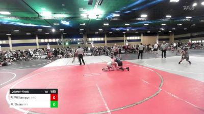 123 lbs Quarterfinal - Rowen Williamson, Bwc vs Matthew Salas, Silverback WC