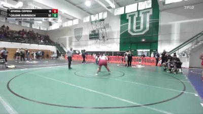 235 lbs Cons. Round 3 - Athena Cepeda, Van Nuys vs Celene Burresch, West Covina