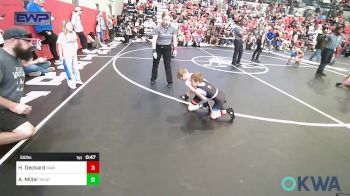 55 lbs Quarterfinal - Hank Deckard, Raw Wrestling Club vs Axel Miller, Skiatook Youth Wrestling