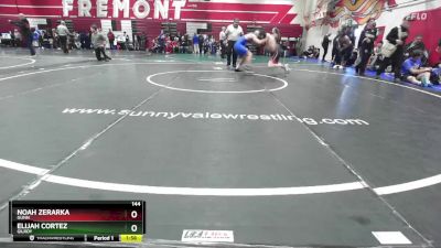 144 lbs Champ. Round 1 - Elijah Cortez, Gilroy vs Noah Zerarka, Gunn