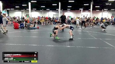 84 lbs Semis (4 Team) - Jake Luik, Kraken White vs Garrett Ciampoli, Kraken Red